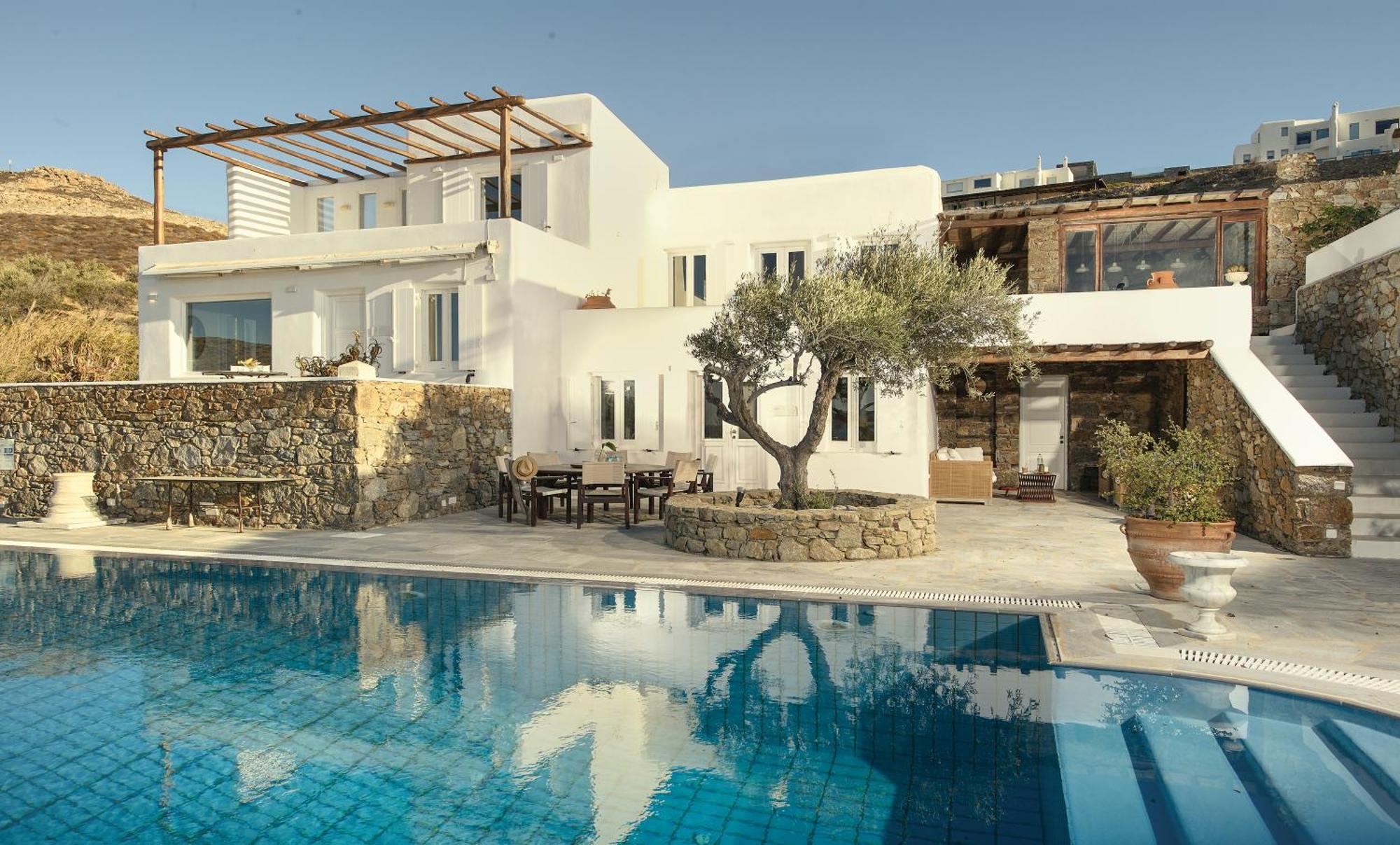Villa Galaxy Ftelia Beach Екстериор снимка